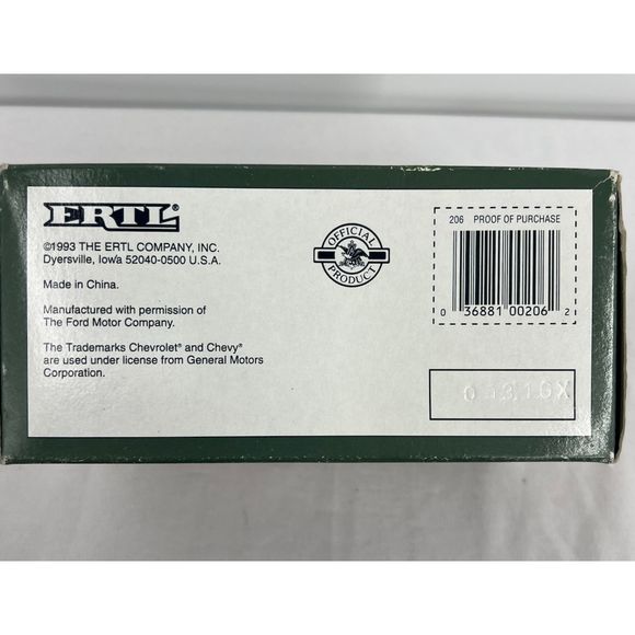 ERTL Anheuser Busch Die Cast Metal 1930 Chevy Delivery Truck Vintage 1993 - Picture 7 of 7